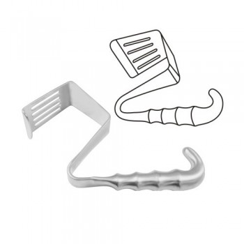 Davidson Scapula Retractor Stainless Steel, 18.5 cm - 7 1/4" Blade Size 80 x 95 mm